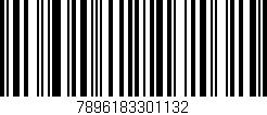 Código de barras (EAN, GTIN, SKU, ISBN): '7896183301132'