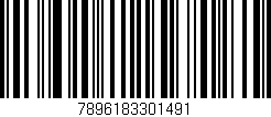Código de barras (EAN, GTIN, SKU, ISBN): '7896183301491'