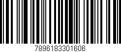 Código de barras (EAN, GTIN, SKU, ISBN): '7896183301606'
