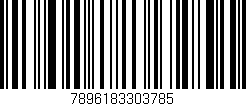 Código de barras (EAN, GTIN, SKU, ISBN): '7896183303785'