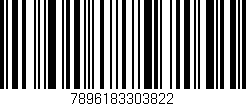 Código de barras (EAN, GTIN, SKU, ISBN): '7896183303822'