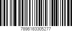 Código de barras (EAN, GTIN, SKU, ISBN): '7896183305277'