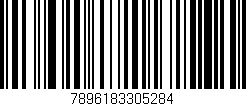 Código de barras (EAN, GTIN, SKU, ISBN): '7896183305284'