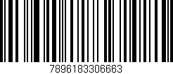 Código de barras (EAN, GTIN, SKU, ISBN): '7896183306663'