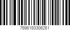 Código de barras (EAN, GTIN, SKU, ISBN): '7896183308261'