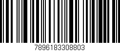 Código de barras (EAN, GTIN, SKU, ISBN): '7896183308803'