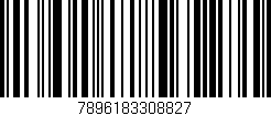 Código de barras (EAN, GTIN, SKU, ISBN): '7896183308827'