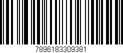 Código de barras (EAN, GTIN, SKU, ISBN): '7896183309381'