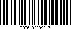 Código de barras (EAN, GTIN, SKU, ISBN): '7896183309817'