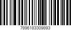 Código de barras (EAN, GTIN, SKU, ISBN): '7896183309893'