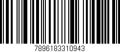 Código de barras (EAN, GTIN, SKU, ISBN): '7896183310943'
