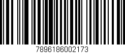 Código de barras (EAN, GTIN, SKU, ISBN): '7896186002173'