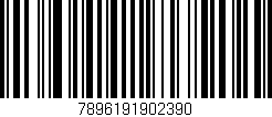Código de barras (EAN, GTIN, SKU, ISBN): '7896191902390'