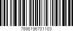 Código de barras (EAN, GTIN, SKU, ISBN): '7896196701103'