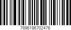 Código de barras (EAN, GTIN, SKU, ISBN): '7896196702476'