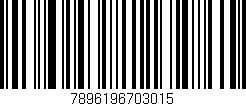 Código de barras (EAN, GTIN, SKU, ISBN): '7896196703015'