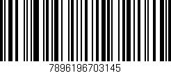 Código de barras (EAN, GTIN, SKU, ISBN): '7896196703145'