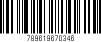 Código de barras (EAN, GTIN, SKU, ISBN): '789619670346'