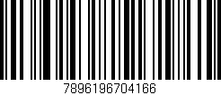 Código de barras (EAN, GTIN, SKU, ISBN): '7896196704166'