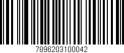 Código de barras (EAN, GTIN, SKU, ISBN): '7896203100042'