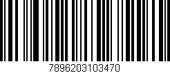 Código de barras (EAN, GTIN, SKU, ISBN): '7896203103470'
