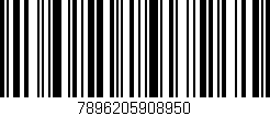 Código de barras (EAN, GTIN, SKU, ISBN): '7896205908950'
