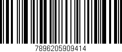 Código de barras (EAN, GTIN, SKU, ISBN): '7896205909414'