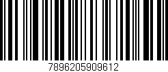 Código de barras (EAN, GTIN, SKU, ISBN): '7896205909612'