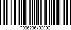 Código de barras (EAN, GTIN, SKU, ISBN): '7896206402082'