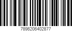 Código de barras (EAN, GTIN, SKU, ISBN): '7896206402877'