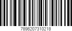 Código de barras (EAN, GTIN, SKU, ISBN): '7896207310218'