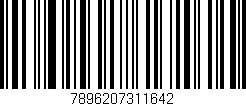 Código de barras (EAN, GTIN, SKU, ISBN): '7896207311642'