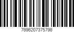 Código de barras (EAN, GTIN, SKU, ISBN): '7896207375798'
