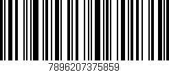 Código de barras (EAN, GTIN, SKU, ISBN): '7896207375859'