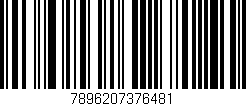 Código de barras (EAN, GTIN, SKU, ISBN): '7896207376481'