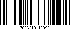 Código de barras (EAN, GTIN, SKU, ISBN): '7896213110093'