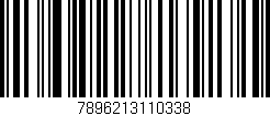 Código de barras (EAN, GTIN, SKU, ISBN): '7896213110338'