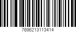 Código de barras (EAN, GTIN, SKU, ISBN): '7896213113414'