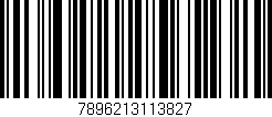 Código de barras (EAN, GTIN, SKU, ISBN): '7896213113827'