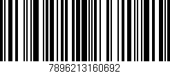 Código de barras (EAN, GTIN, SKU, ISBN): '7896213160692'