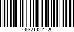 Código de barras (EAN, GTIN, SKU, ISBN): '7896213301729'