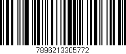Código de barras (EAN, GTIN, SKU, ISBN): '7896213305772'