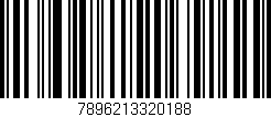 Código de barras (EAN, GTIN, SKU, ISBN): '7896213320188'