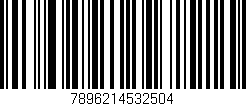 Código de barras (EAN, GTIN, SKU, ISBN): '7896214532504'