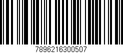 Código de barras (EAN, GTIN, SKU, ISBN): '7896216300507'
