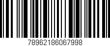 Código de barras (EAN, GTIN, SKU, ISBN): '78962186067998'