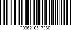 Código de barras (EAN, GTIN, SKU, ISBN): '7896218617368'
