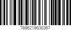 Código de barras (EAN, GTIN, SKU, ISBN): '7896218630367'