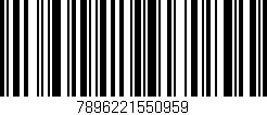 Código de barras (EAN, GTIN, SKU, ISBN): '7896221550959'