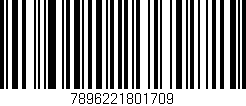 Código de barras (EAN, GTIN, SKU, ISBN): '7896221801709'